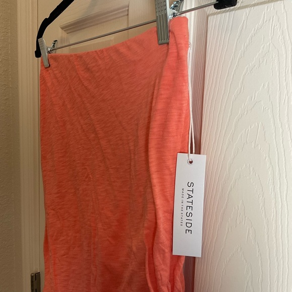 Stateside strapless tube top bubble-hem finish size small - Picture 6 of 10